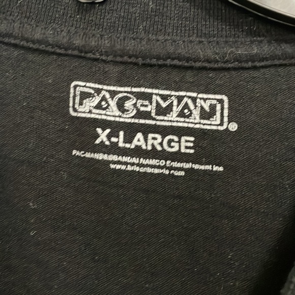 Pac Man Shirt Youth XL Black Short Sleeve Retro 80s Gamer T Video Game Nerd Core - Picture 3 of 4